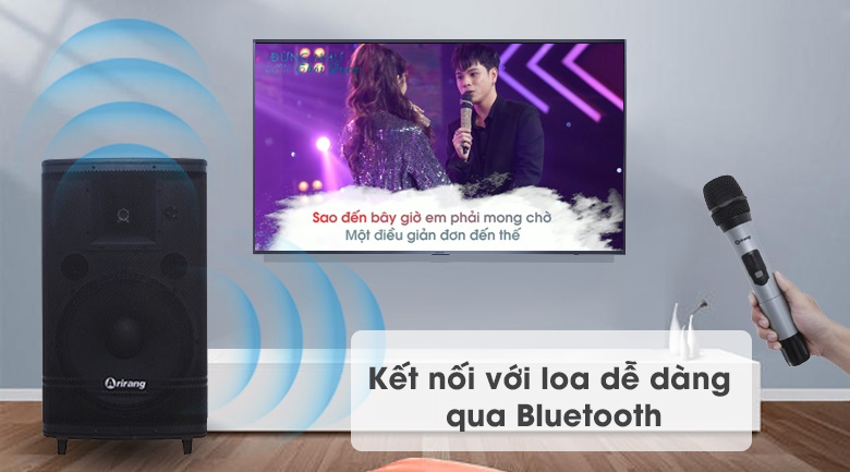 Tivi cũng có thể kết nối với loa không dây thông qua Bluetooth Tivi cũng có thể kết nối với loa không dây thông qua Bluetooth