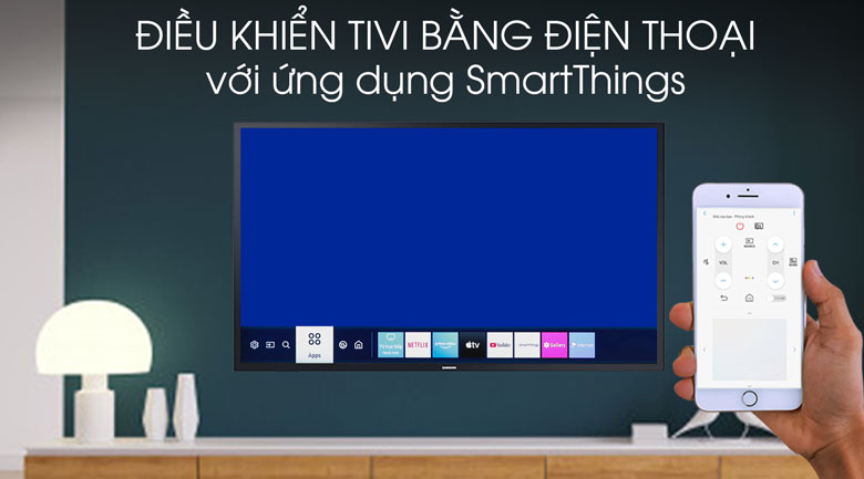 Smart Ax88com đăng nhập 32 inch UA32T4300 Bạn có thể điều khiển tivi Samsung bằng điện thoại rất tiện lợi thông qua ứng dụng SmartThings
