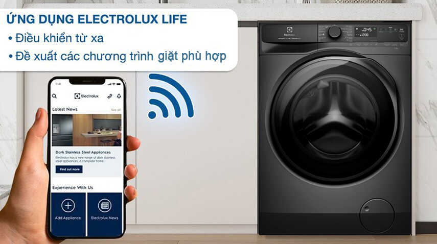 dieu-khien-tu-xa-may-giat-electrolux-10-kg-ewf1043r7sc máy giặt Electrolux EWF1043R7SC thông minh