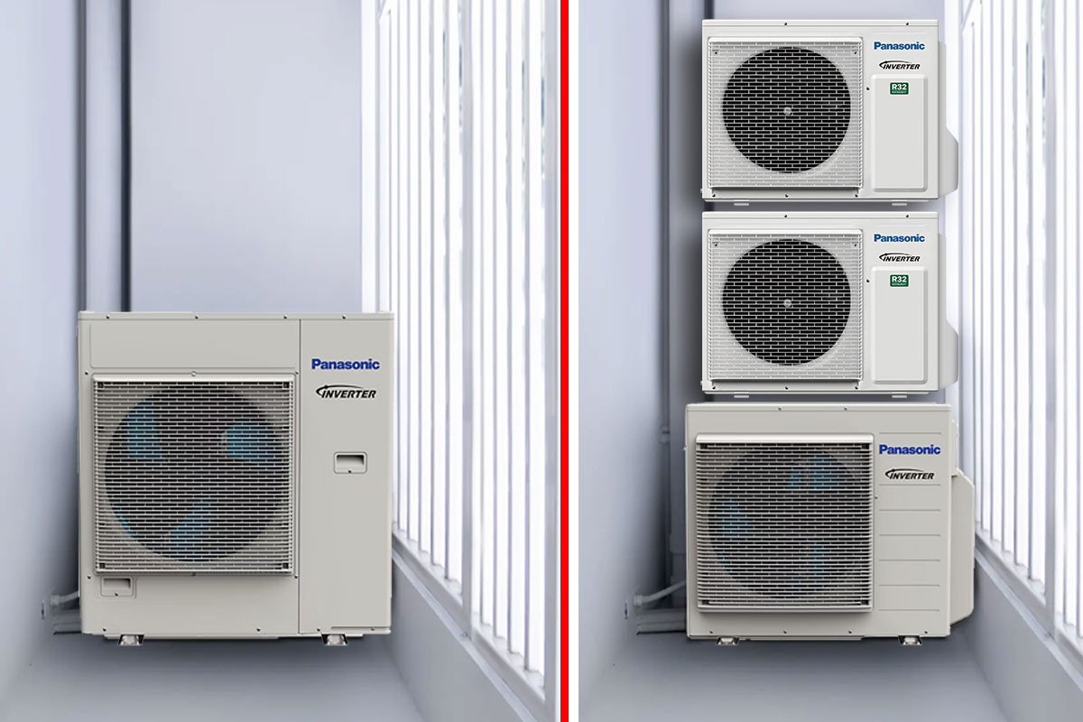 Tối ưu Ax88 one giaitri tructuyen với hệ thống điều hòa multi Panasonic 2 chiều CU-4Z80WBH-8