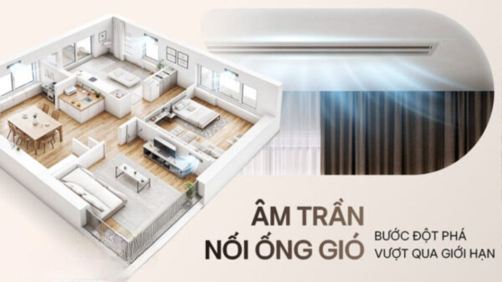 Ưu điểm nổi bật của điều hòa nối ống gió LG