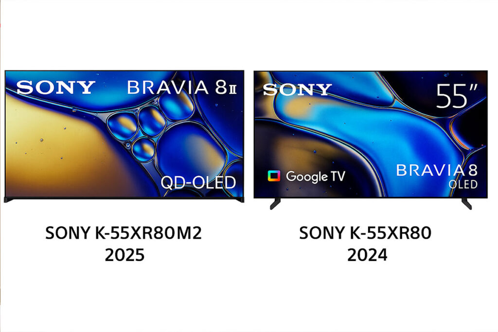 So sánh chất lượng giữa tivi Sony K-55XR80M2 2025 và Sony K-55XR80 2024 | Ax88com