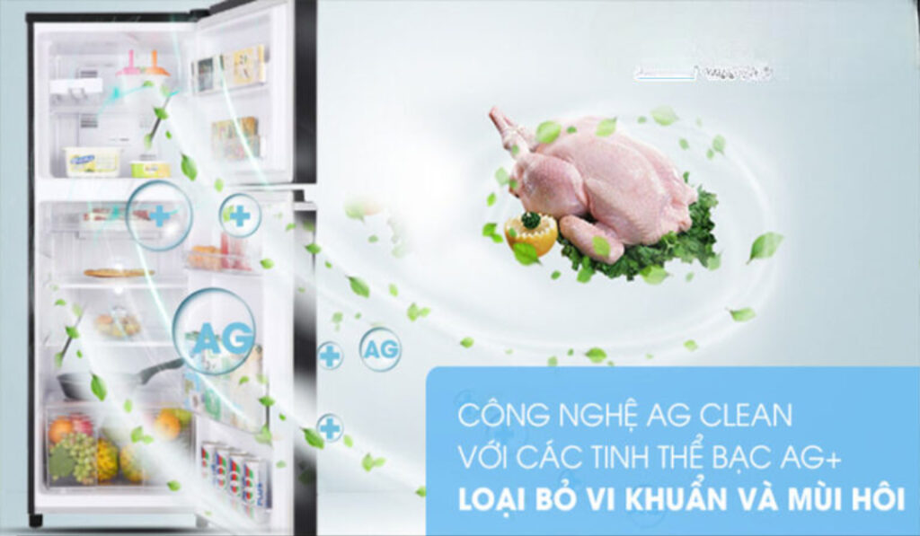 Khử mùi hiệu quả với công nghệ kháng khuẩn Ag Clean