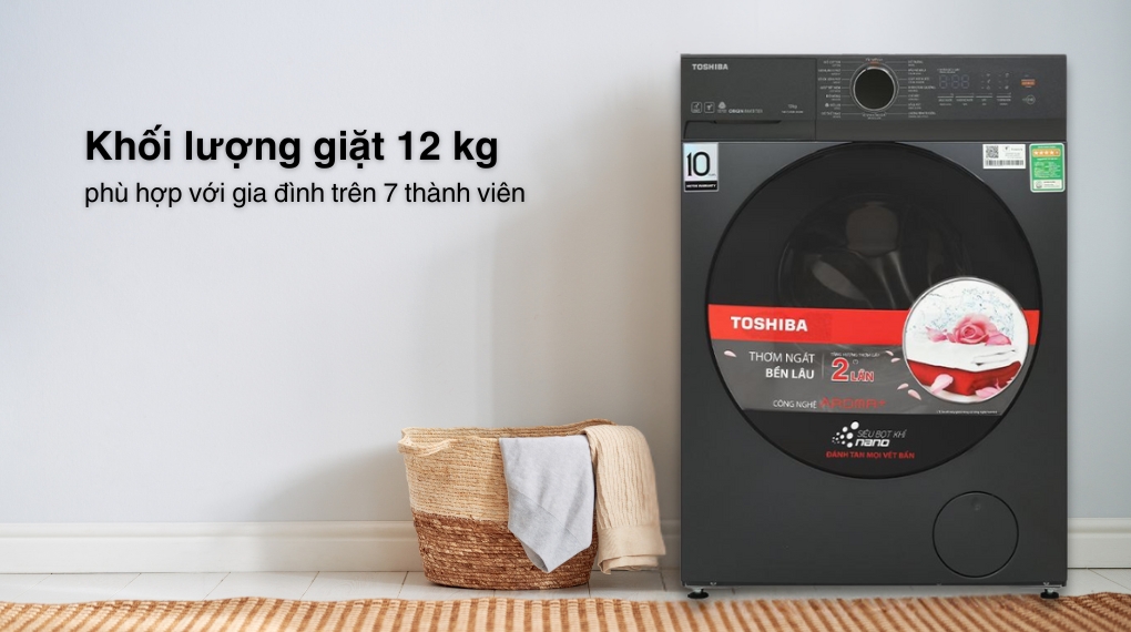Tải app AX88 ngay để nhận thưởng khủng Toshiba inverter 12Kg TW-T21BU130UWV(MG) giặt sạch nhanh chóng, tiết kiệm điện nước