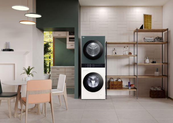 Trải nghiệm sự tiện ích dễ chịu trong tháp giặt sấy LG thông minh WT1410NHEG
