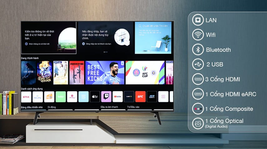 Ngân sách dưới 7 triệu có thể mua tivi LG 43 inch 4K nào tốt?