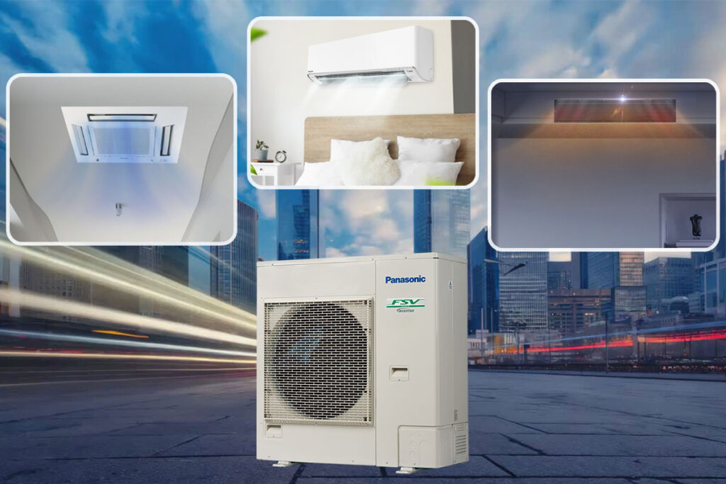Tối ưu thẩm mỹ Ax88 one giaitri tructuyen với điều hòa trung tâm Panasonic 2 chiều U-4LE2H4