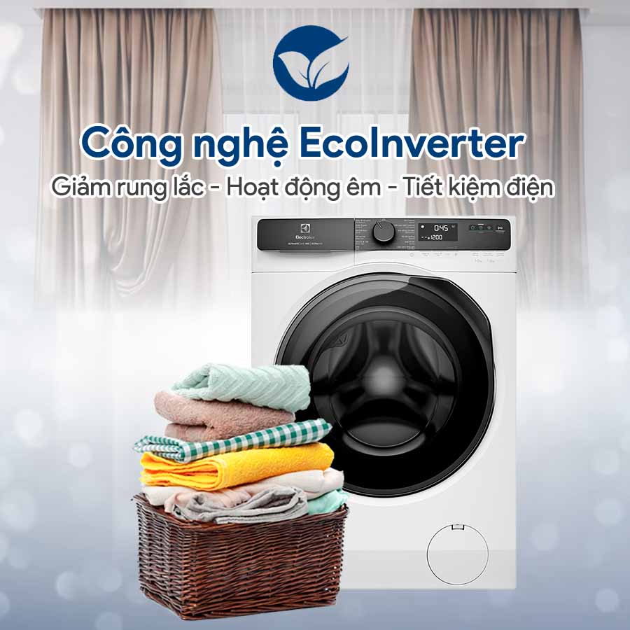 Tối ưu thời gian giặt giũ với máy giặt Electrolux lồng ngang 10kg EWF1023P5WC