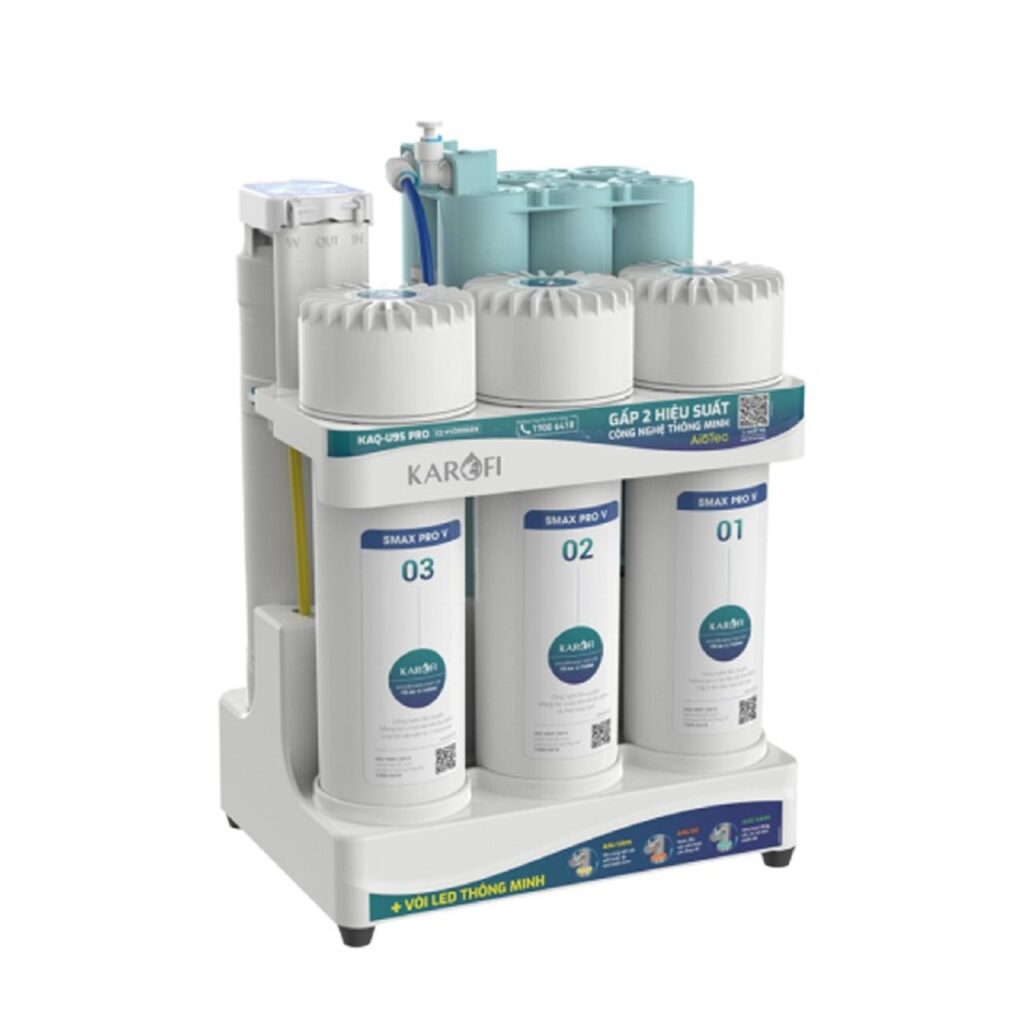 Review chi tiết những ưu điểm mà máy lọc nước Karofi KAQ-U95 Pro 10 lõi sở hữu