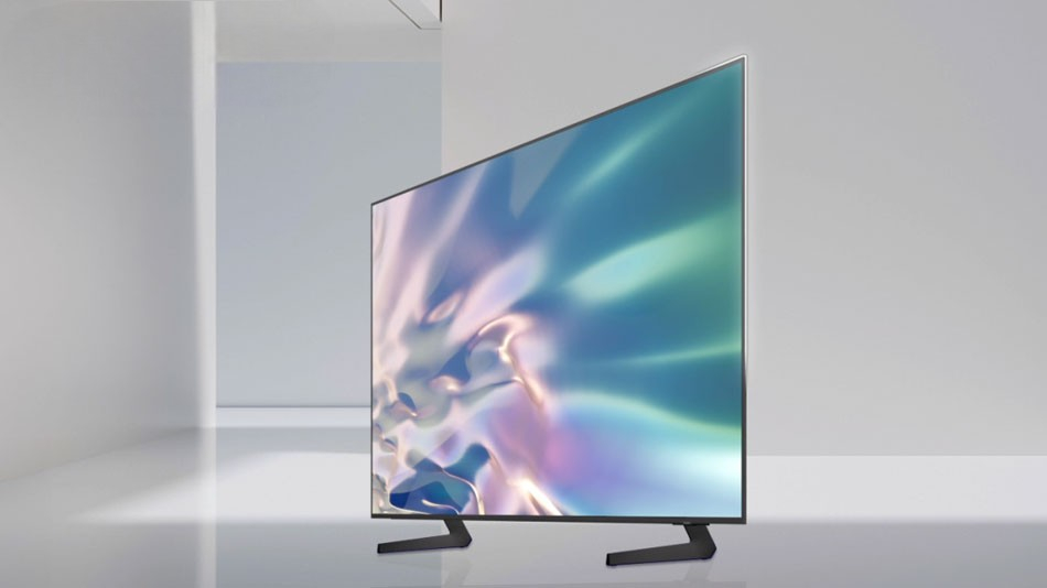 so sánh thiết kế của  tivi Samsung 55 inch QLED QA55LS03FAKXXV và OLED QA55S85FAEXXV