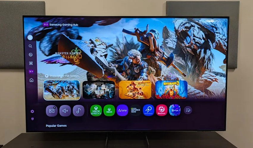 Đánh giá về giao diện và phần mềm của Samsung QA55S85F Đánh giá về giao diện và phần mềm của Samsung QA55S85F