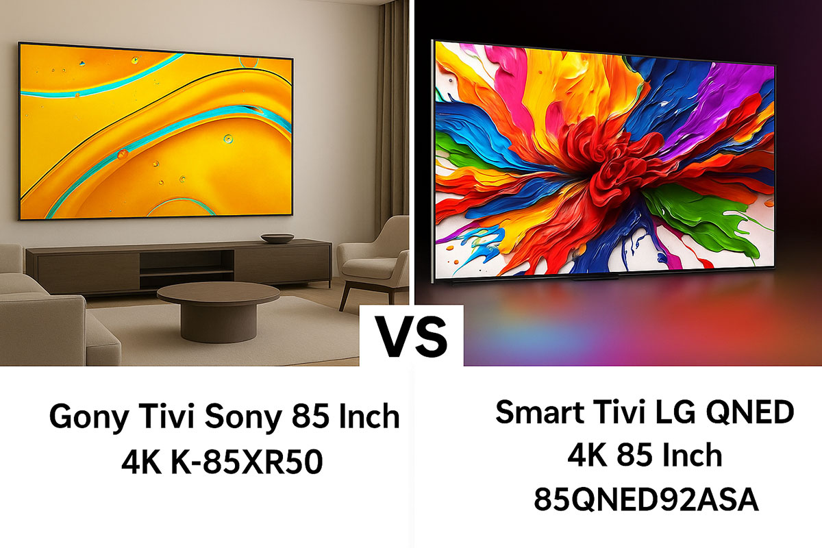 So sánh chi tiết giữa tivi Sony K-85XR50 và LG 85QNED92ASA, tivi 85 inch So sánh chi tiết giữa tivi Sony K-85XR50 và LG 85QNED92ASA, tivi 85 inch
