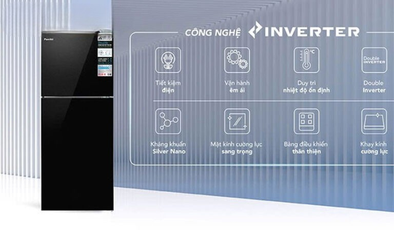 Ax88Win Com Link đăng ký tài khoản Funiki inverter HR T8286GB với thiết kế mặt gương đen sang trọng
