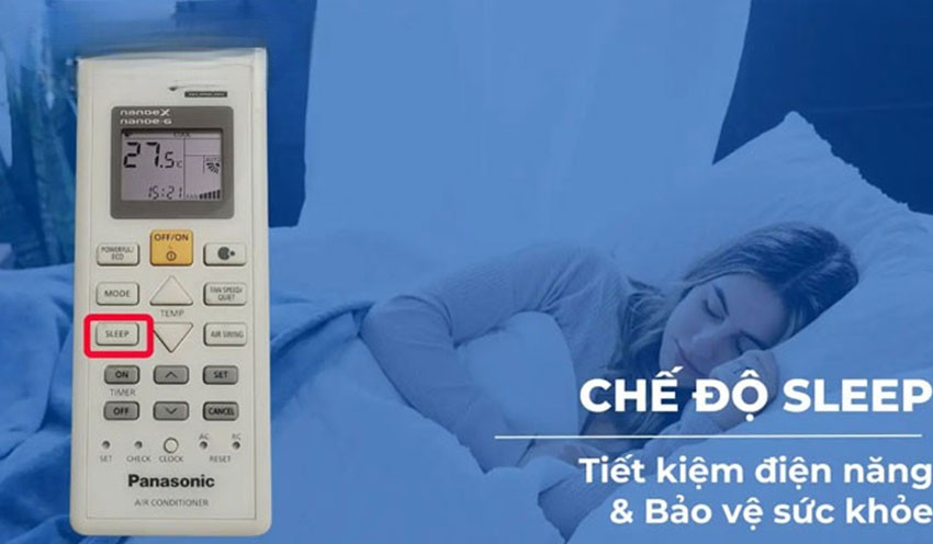 Điều hòa Panasonic 1 chiều 18000btu CS-N18AKH-8 có chế độ Sleep Mode
