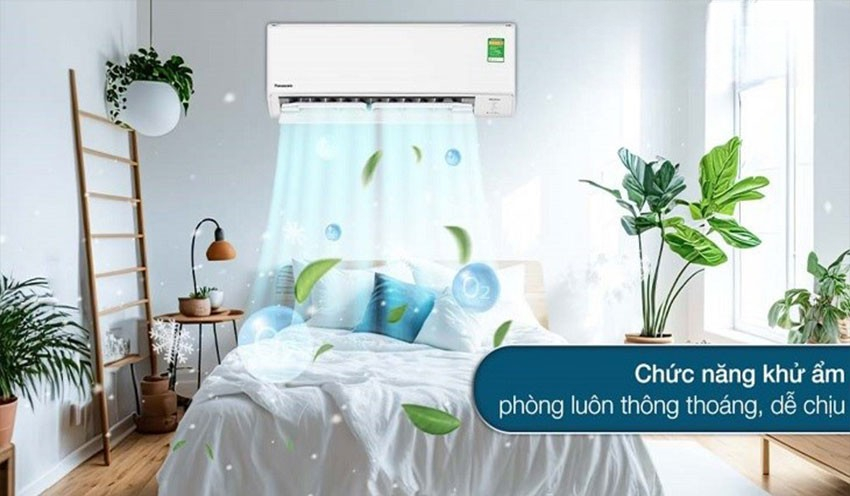 Chế độ khử ẩm Dry trên điều hòa Panasonic 1 chiều 18000 CS-N18AKH-8 Chế độ khử ẩm Dry trên điều hòa Panasonic 1 chiều 18000 CS-N18AKH-8