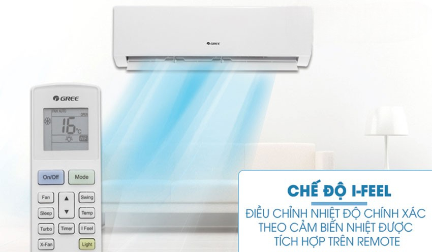 Với chế độ iFeel  giúp bạn luôn cảm thấy thoải mái khi sử dụng điều hòa BD18HI