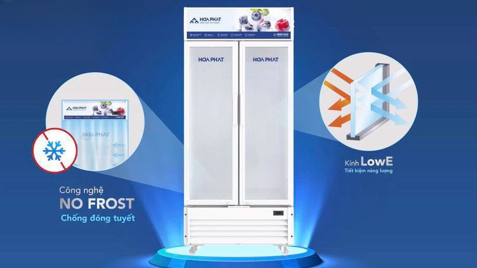 Tủ mát Hòa Phát HSR D6526 được thiết kế với bảng điều khiển đơn giản Tủ mát Hòa Phát HSR D6526 được thiết kế với bảng điều khiển đơn giản