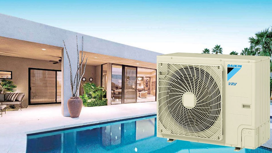 Dàn nóng RSUYQ5AVM có chiều cao chỉ 870mm và khối lượng chỉ 98kg
