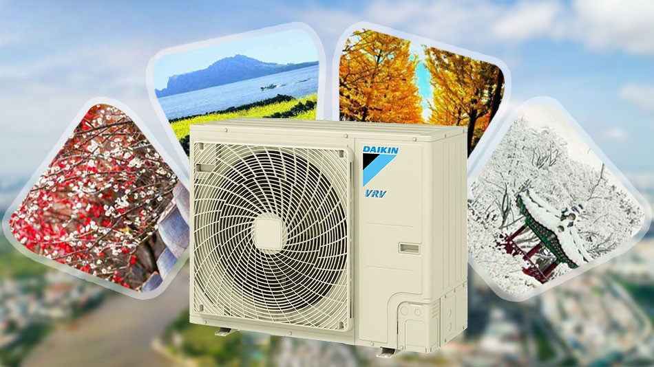 Daikin 2 chiều RSUYQ5AVM đơn giản hóa quy trình lắp đặ