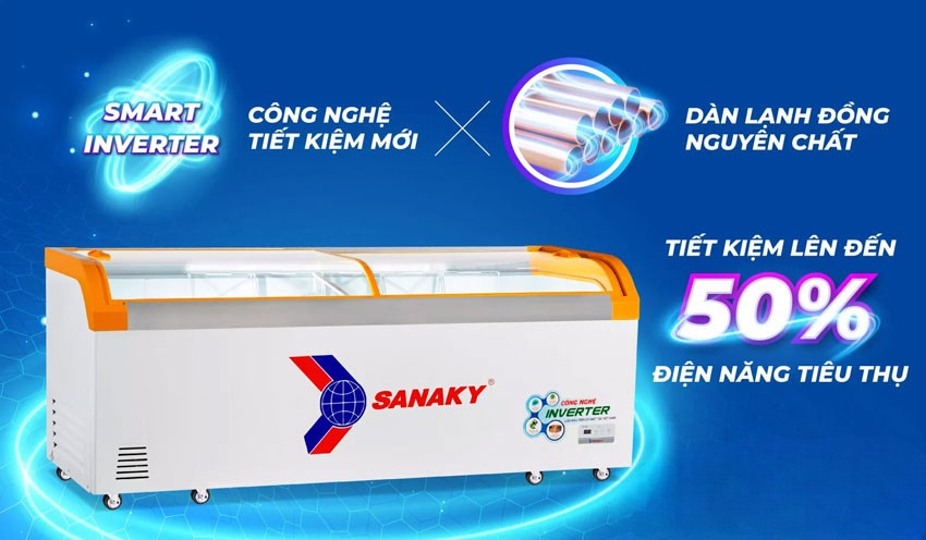 Tổng quan về tủ đông Sanaky Inverter VH-1099K3A