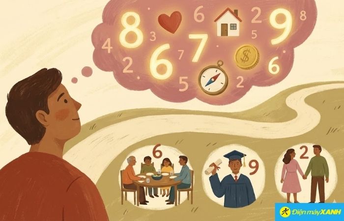 Con số may mắn mang lại năng lượng tích cực cho mình Con số may mắn mang lại năng lượng tích cực cho mình