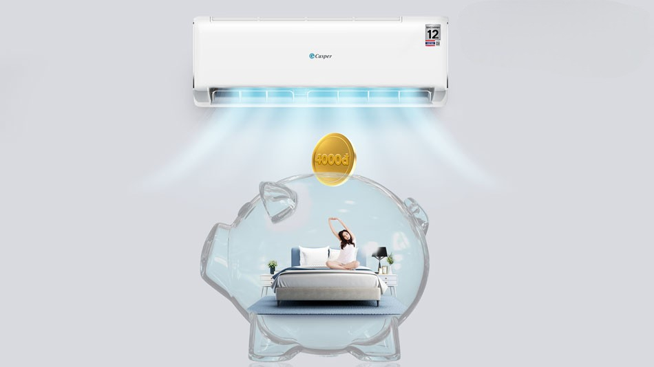 Điều hòa Casper 12000 JC-12IU36 được trang bị công nghệ advanced inverter tiên tiến Điều hòa Casper 12000 JC-12IU36 được trang bị công nghệ advanced inverter tiên tiến