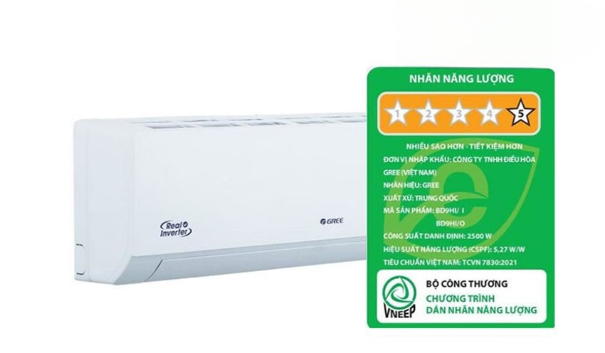 Đánh giá hiệu quả làm lạnh và tiết kiệm điện của điều hòa Gree BD9HI Đánh giá hiệu quả làm lạnh và tiết kiệm điện của điều hòa Gree BD9HI