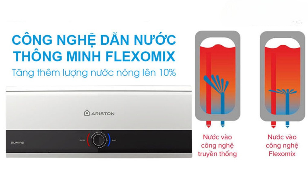 Ưu điểm của bình nóng lạnh Ariston 30 lít Slim3 30 RS