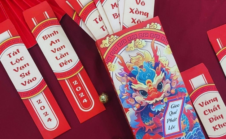 Lì xì gieo quẻ Lì xì gieo quẻ