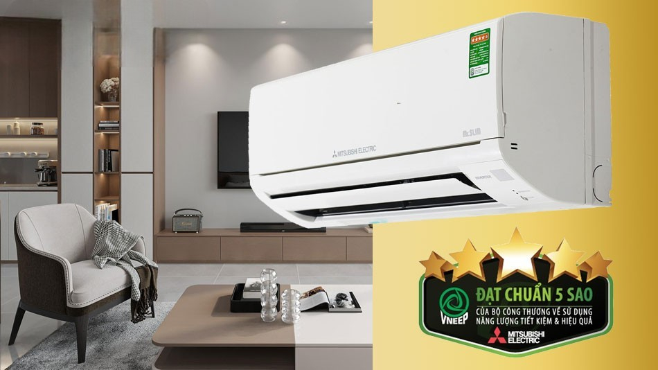 Mức tiêu thụ điện của điều hòa Mitsubishi MSZ-HT25VF