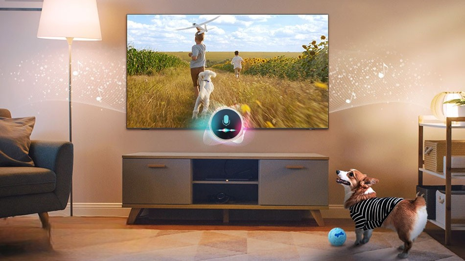 âm thanh cho mẫu tivi 98 inch 98QN90F rất mạnh khi tích hợp hệ thống loa mạnh mẽ âm thanh cho mẫu tivi 98 inch 98QN90F rất mạnh khi tích hợp hệ thống loa mạnh mẽ