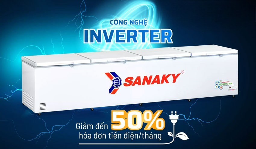 Tổng quan vềtủ đông Sanaky 1 ngăn đông inverter VH-2399HY3