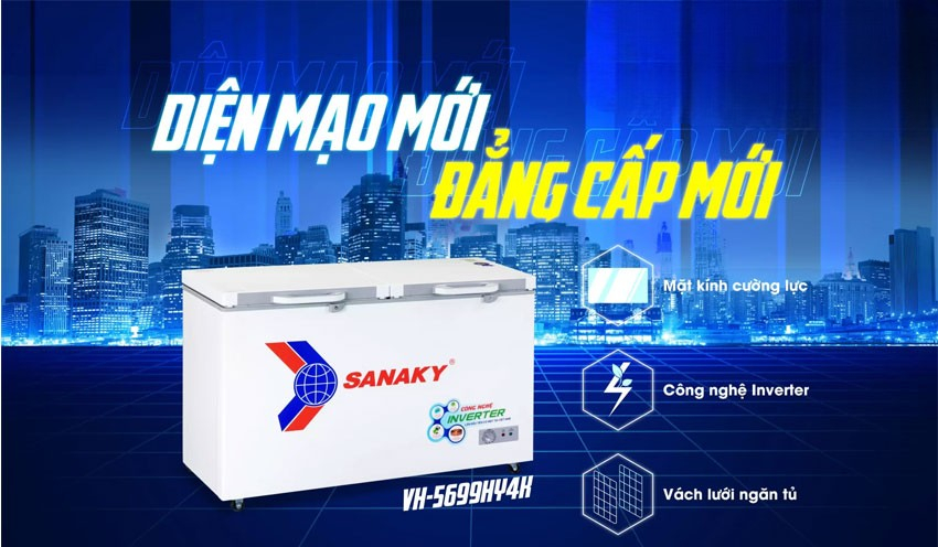 Tìm hiểu khả năng tiết kiệm điện trên Tủ đông Sanaky Inverter VH-5699HY4K Tìm hiểu khả năng tiết kiệm điện trên Tủ đông Sanaky Inverter VH-5699HY4K