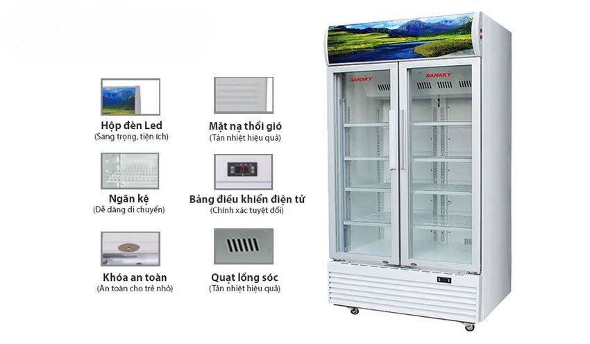 Ưu điểm nổi bật của tủ mát Sanaky VH-8009HP3