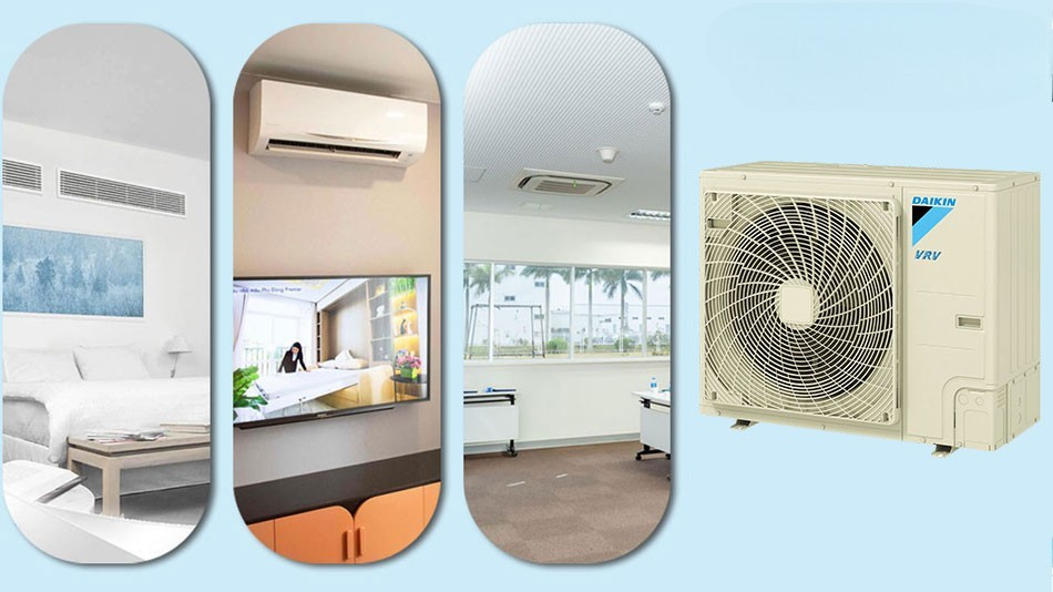 dàn nóng điều hòa trung tâm Daikin 1 chiều RSUQ7AVM có công suất 7HP dàn nóng điều hòa trung tâm Daikin 1 chiều RSUQ7AVM có công suất 7HP