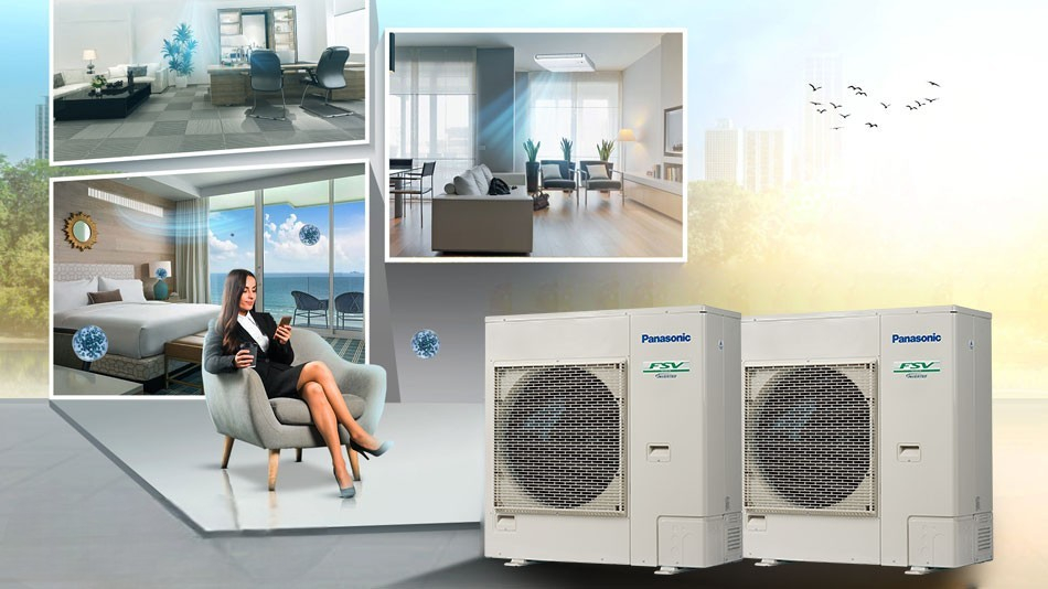 Dàn nóng điều hòa trung tâm Panasonic U-6LE2H4 Dàn nóng điều hòa trung tâm Panasonic U-6LE2H4