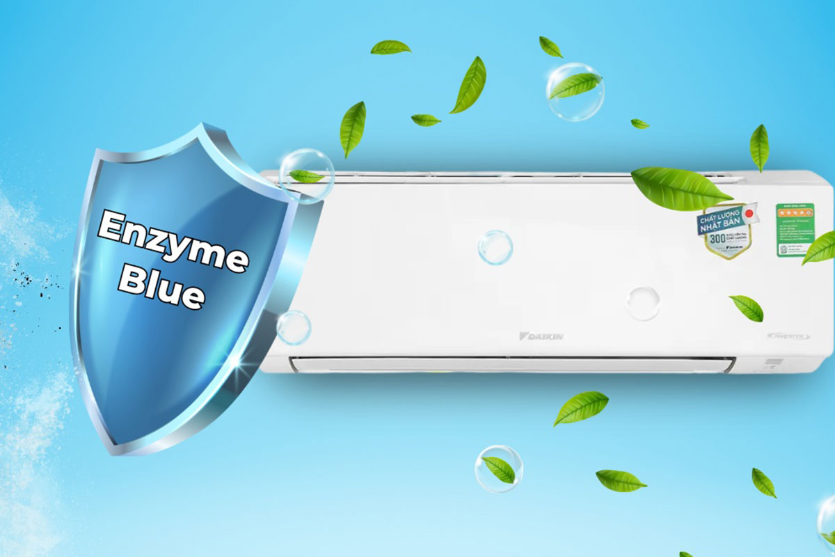 điều hòa Daikin 1 chiều FTKY60ZVMV còn được trang bị Enzyme Blue điều hòa Daikin 1 chiều FTKY60ZVMV còn được trang bị Enzyme Blue