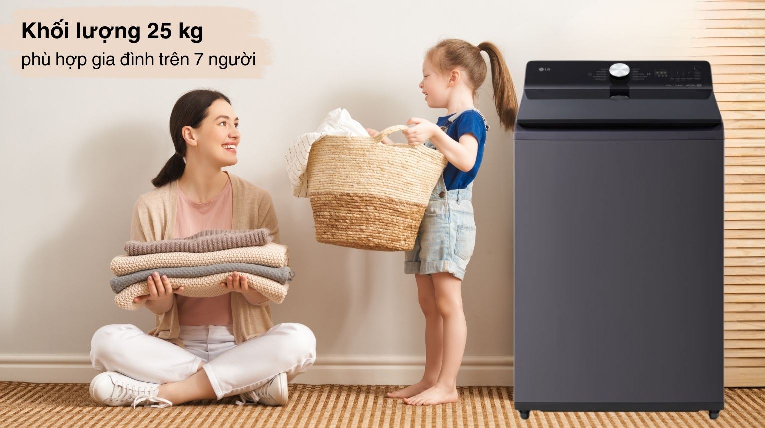 Đánh giá thiết kế của máy giặt LG cửa trên T2725SX5G hiện đại và tiện dụng Đánh giá thiết kế của máy giặt LG cửa trên T2725SX5G hiện đại và tiện dụng