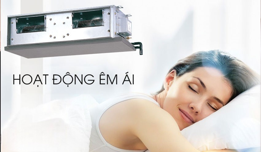 Khi vận hành ở tốc độ quạt thấp, độ ồn của FBFC71DVM9 chỉ là 34 dBA