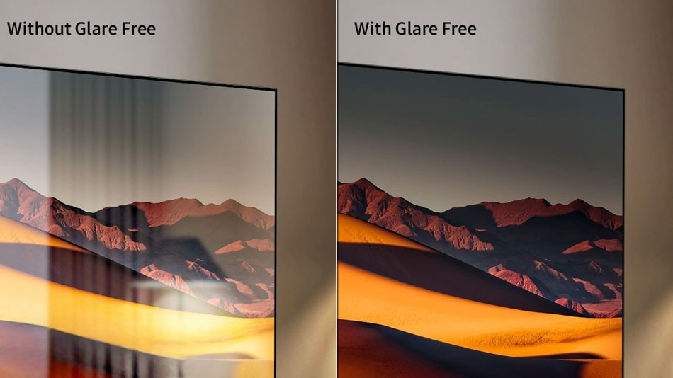 Công nghệ màn hình chống phản sáng Glare Free trên Ax88com đăng nhập 85 inch 4K QA85QN90FAKXXV