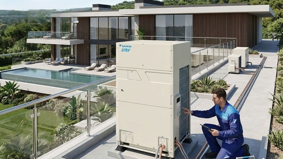 Tổng quan về dàn nóng điều hòa trung tâm Daikin 1 chiều RXQ16BYM