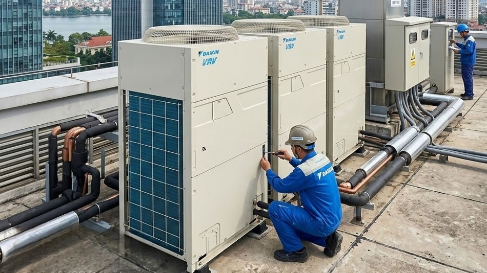 nhược điểm của hệ thống điều hòa trung tâm Daikin RXQ12BYM