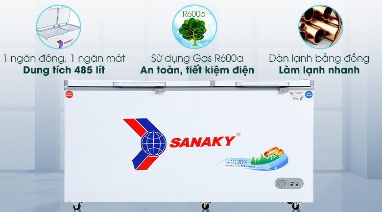 Tủ đông Sanaky VH-6699W1 có thể bảo quản được những Ax88com rất nhiều ưu đãi nào?