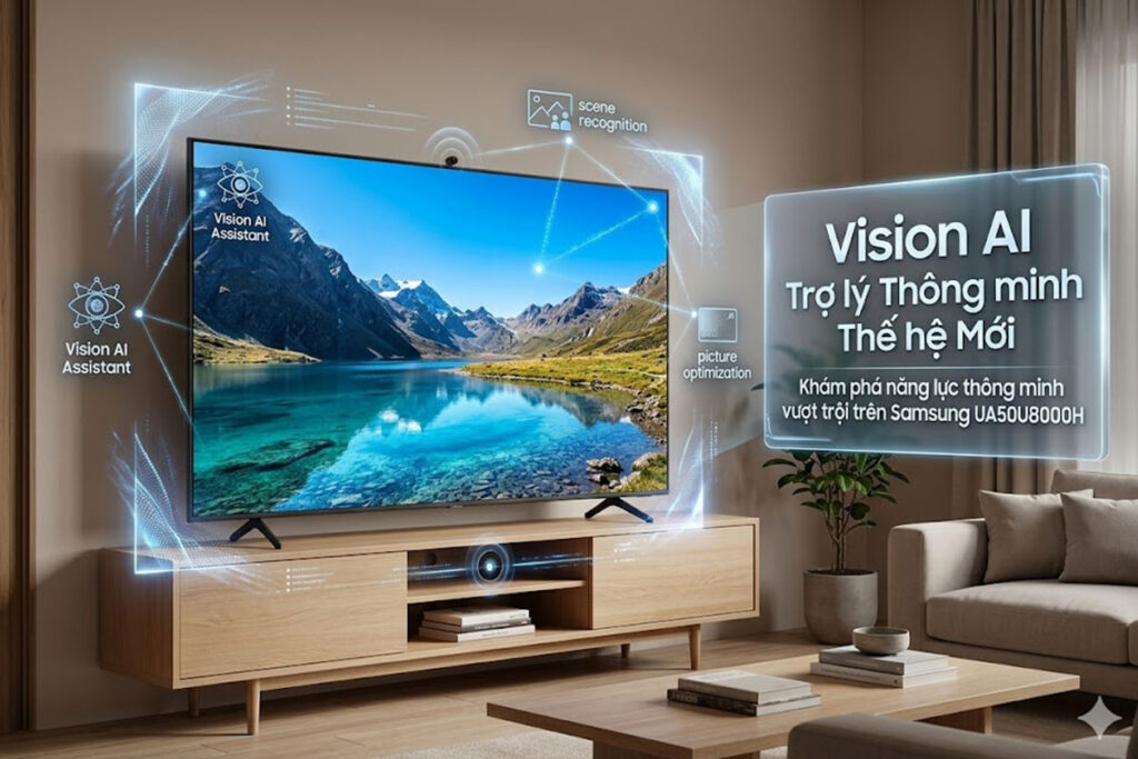 Review chi tiết smart tivi Samsung 55 Inch 4K UA55U8500HKXXV – Tivi 4K mới nhất 2026