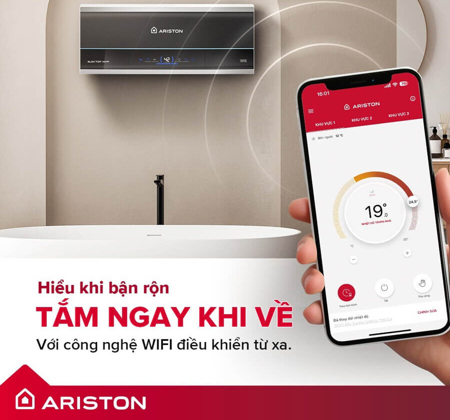 Bình nóng lạnh Ariston 30 lít Slim3 30 Top Wifi phù hợp với Ax88com kho game đa dạng mấy thành viên?