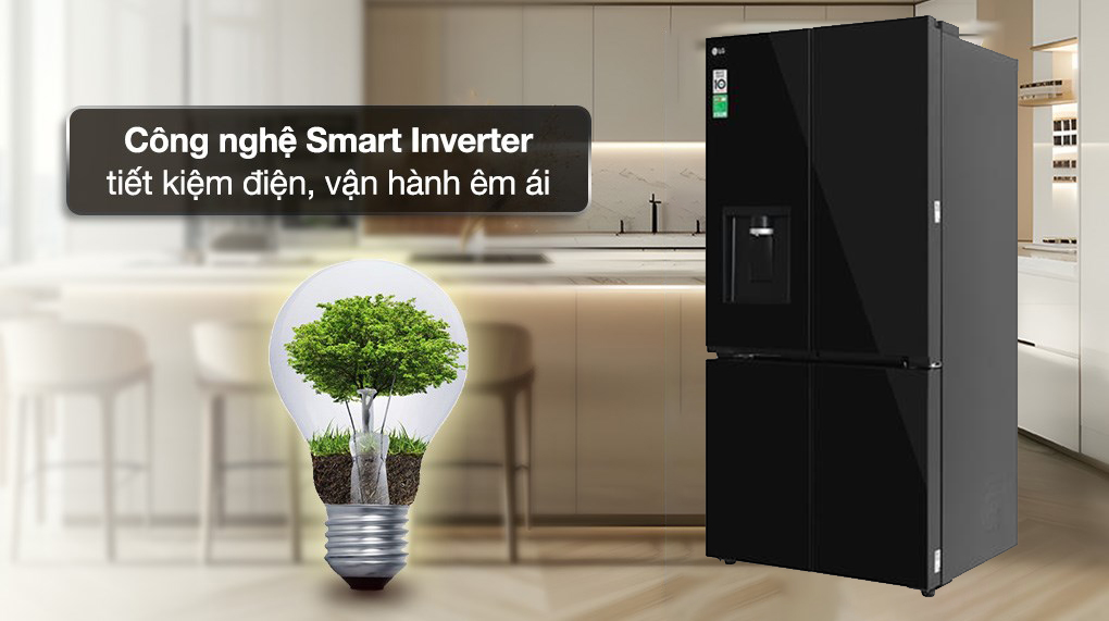 3 lý do khiến tủ lạnh LG F58BGD 4 cánh trở nên ưa chuộng
