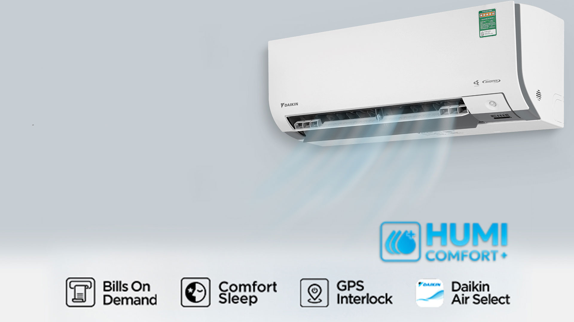 daikin-ftkm-1-1 Điều hòa Daikin 1 chiều FTKM35AVMV có những tính năng, công nghệ nào?