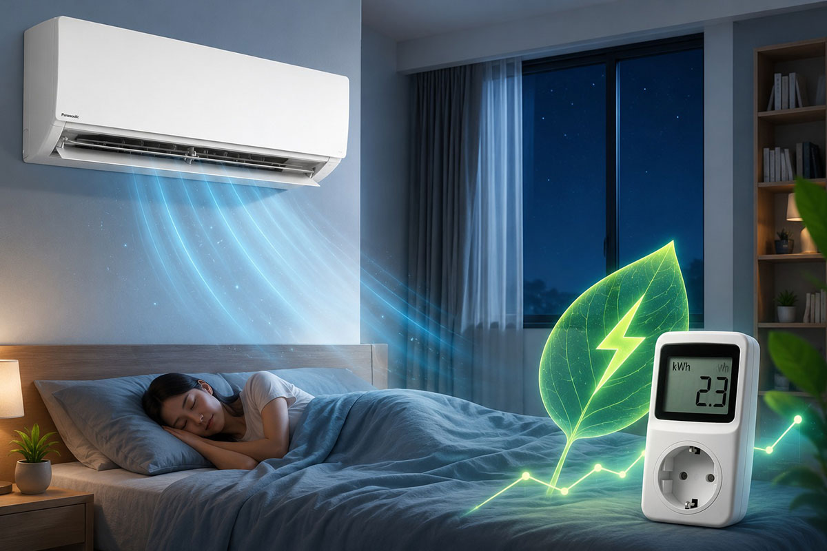 Điều hòa Panasonic CS-U24BKH-8 tốn bao nhiêu số điện một đêm? Cách dùng tiết kiệm nhất Điều hòa Panasonic CS-U24BKH-8 tốn bao nhiêu số điện một đêm? Cách dùng tiết kiệm nhất