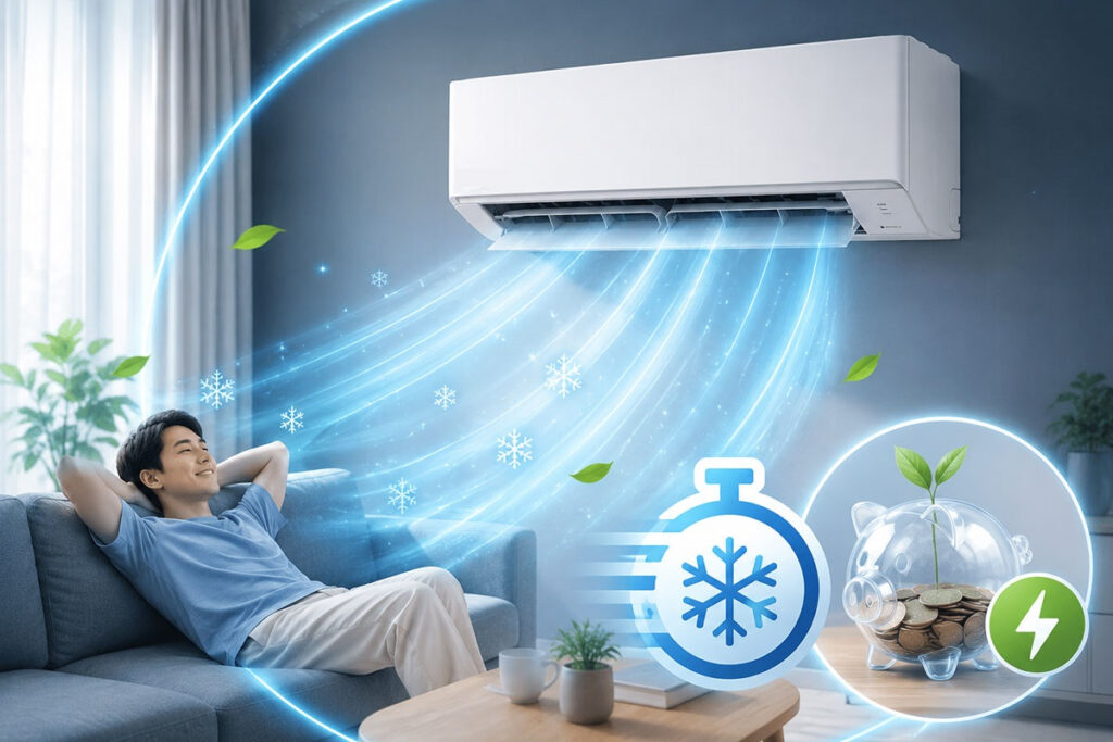 Đánh giá hiệu quả tiết kiệm điện điều hòa Panasonic inverter CS-RU18CKH-8D mới