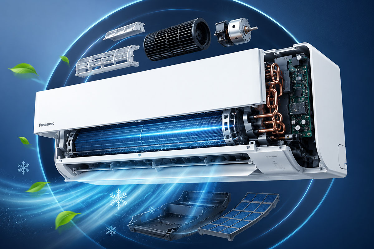 AX88 Sòng bạc phổ biến nhất Panasonic 12000Btu 1 Chiều CS-AU12BKH-8 model 2026 có gì mới?